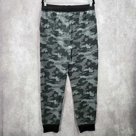 Fruit of the Loom Gray Athletic Camo Jogger Track Trousers Sweat Pants M Medium - Picture 2 of 7